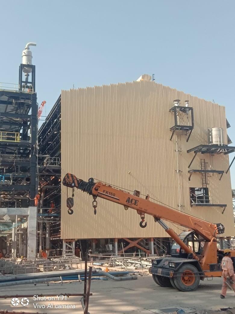 Industrial roofing project by Rishonn & Reyansh at